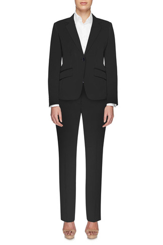 Ladies Plain Black Suit